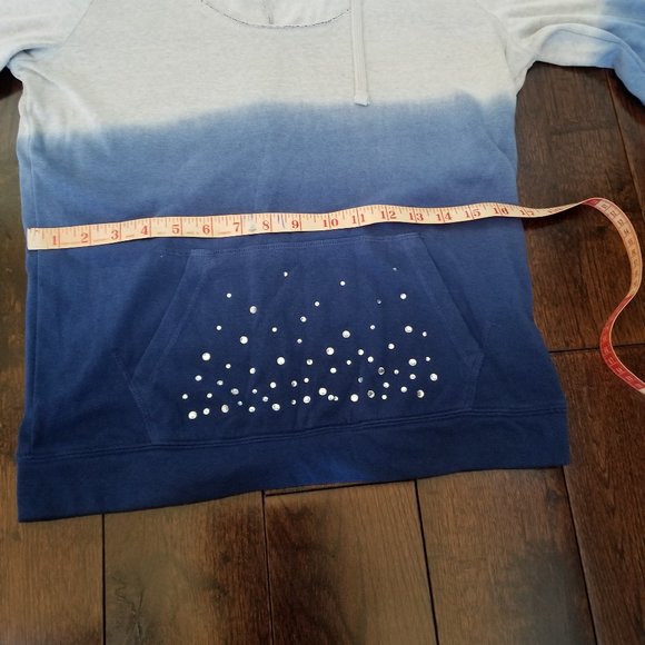 VENUS Blue and Grey Hoodie - Picture 10 of 11
